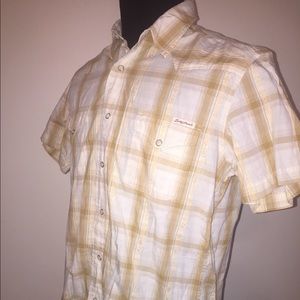 Lucky Brand Men's Pearl Snap Shirt Sz Large Wester